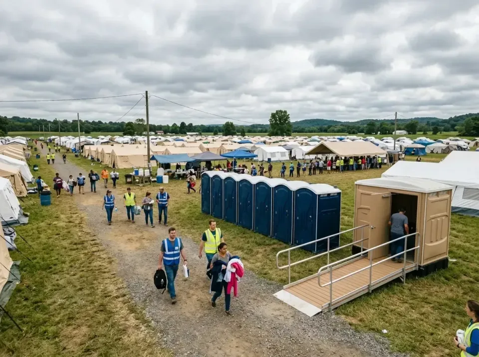 disaster-relief-camp-restrooms-010 — frequently asked questions, Dumpster & Portable Bathrooms Rental in Hudson Bend, TX